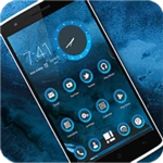 halfblue next theme android application logo